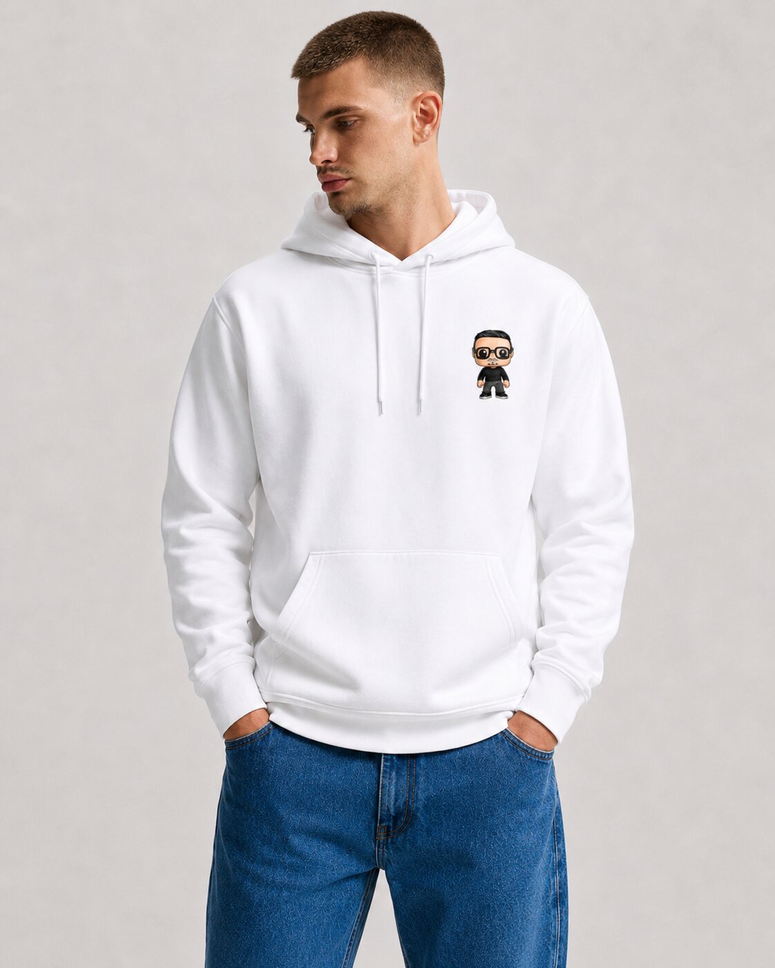 Dany Skill Signature Hoodie - White - Image 4