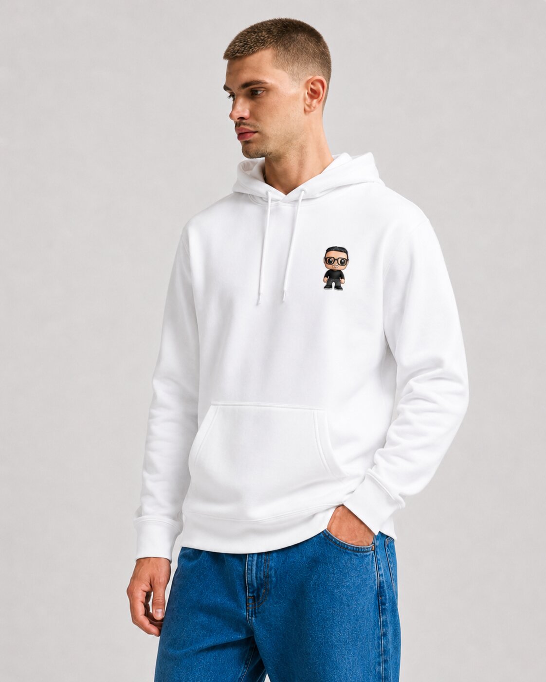 Dany Skill Signature Hoodie - White - Image 3