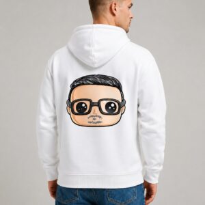 Dany Skill Signature Hoodie - White - Image 2