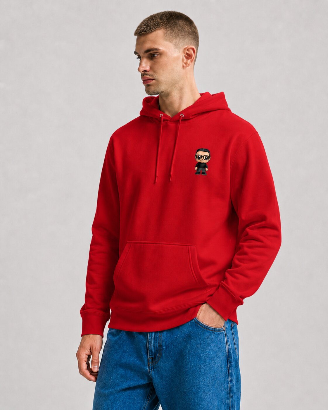 Dany Skill Signature Hoodie - Red - Image 2