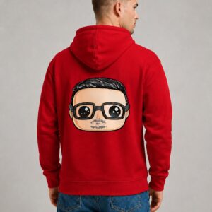 Dany Skill Signature Hoodie - Red - Image 4