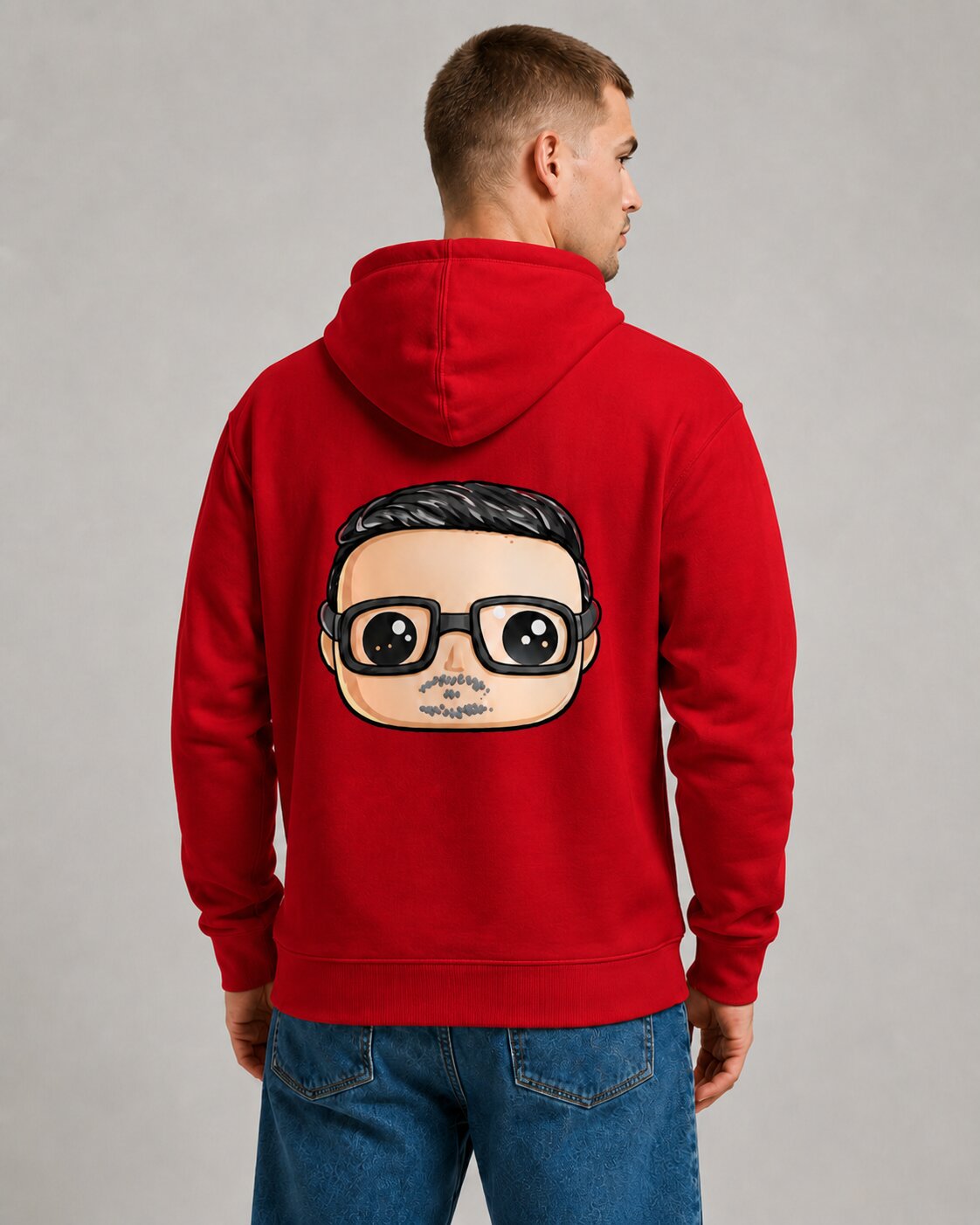Dany Skill Signature Hoodie - Red - Image 4