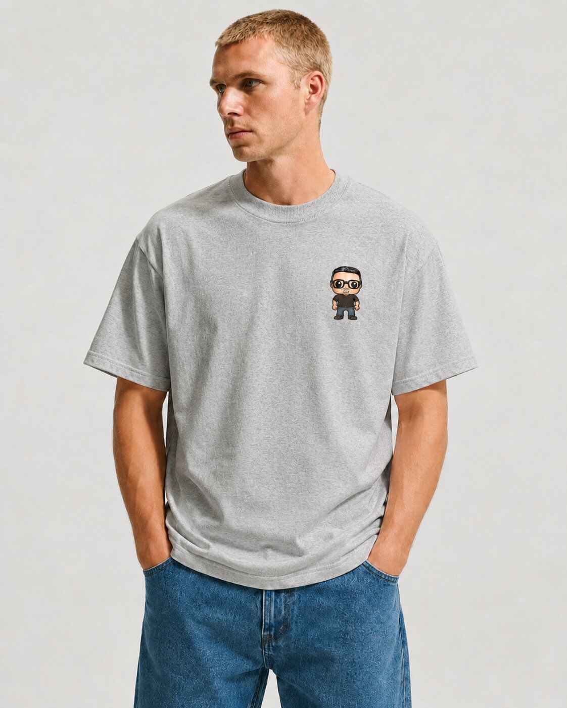 Dany Skill Signature T-Shirt – Grey - Image 3
