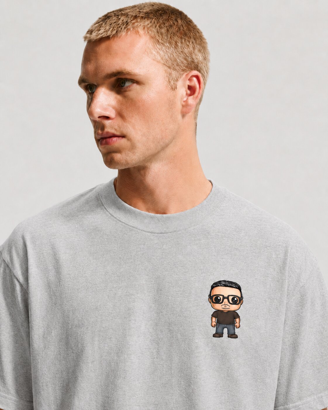 Dany Skill Signature T-Shirt – Grey - Image 4
