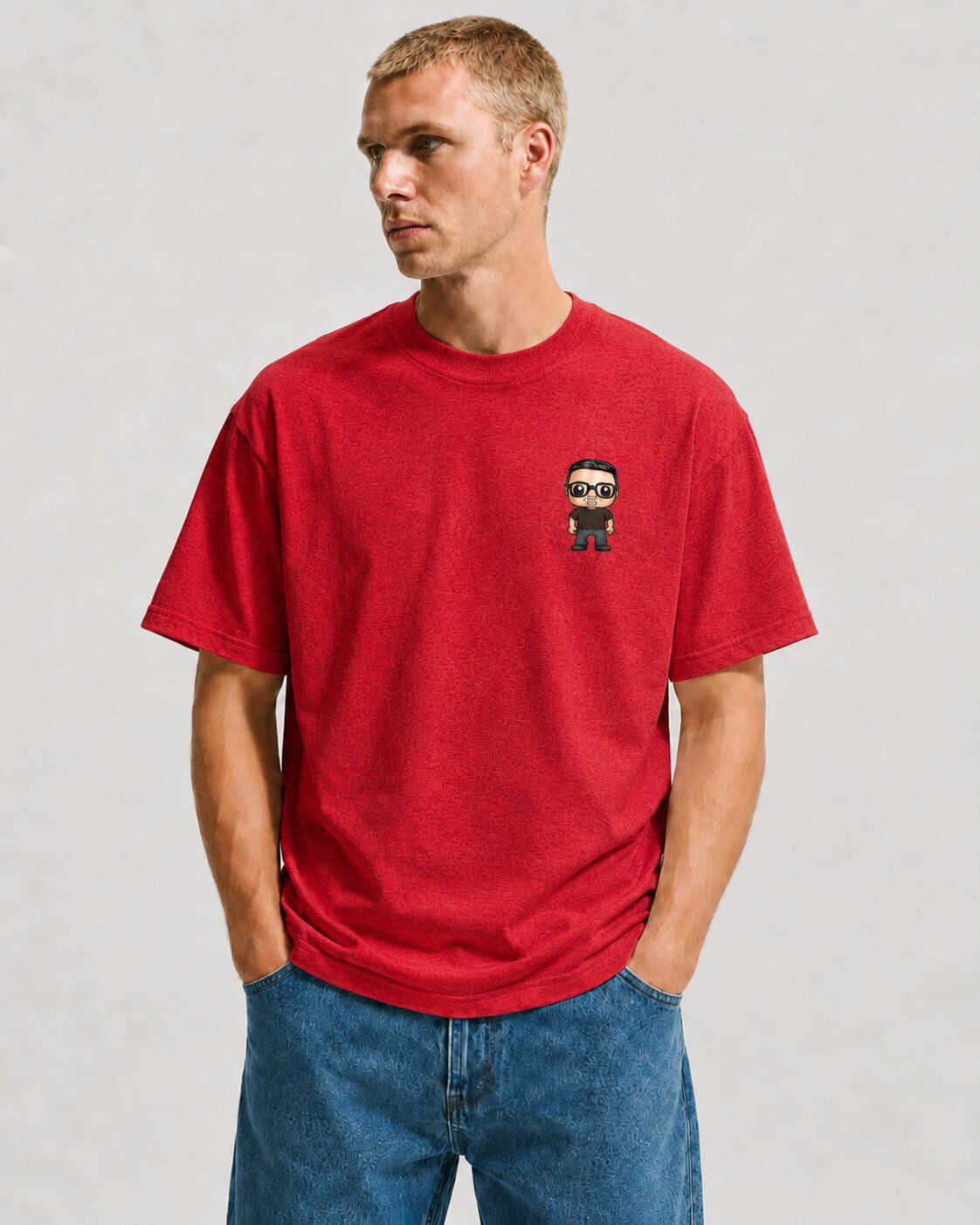 Dany Skill Signature T-Shirt – Red - Image 2