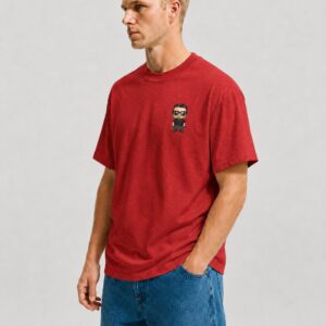 Dany Skill Signature T-Shirt – Red - Image 3
