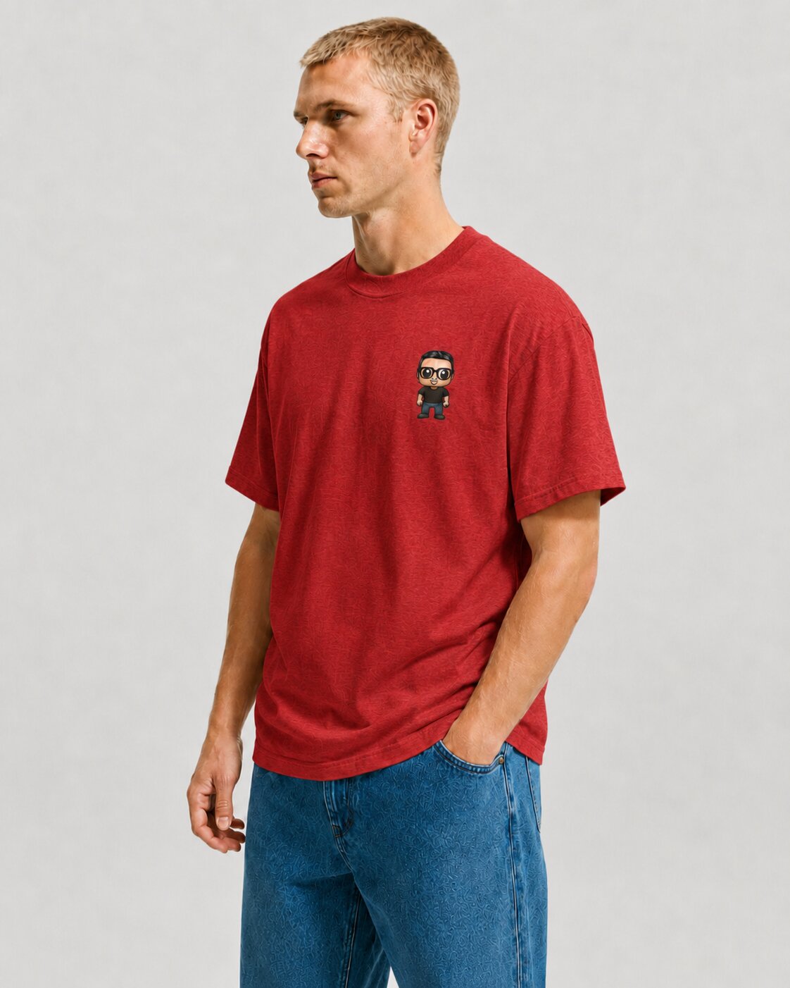 Dany Skill Signature T-Shirt – Red - Image 3
