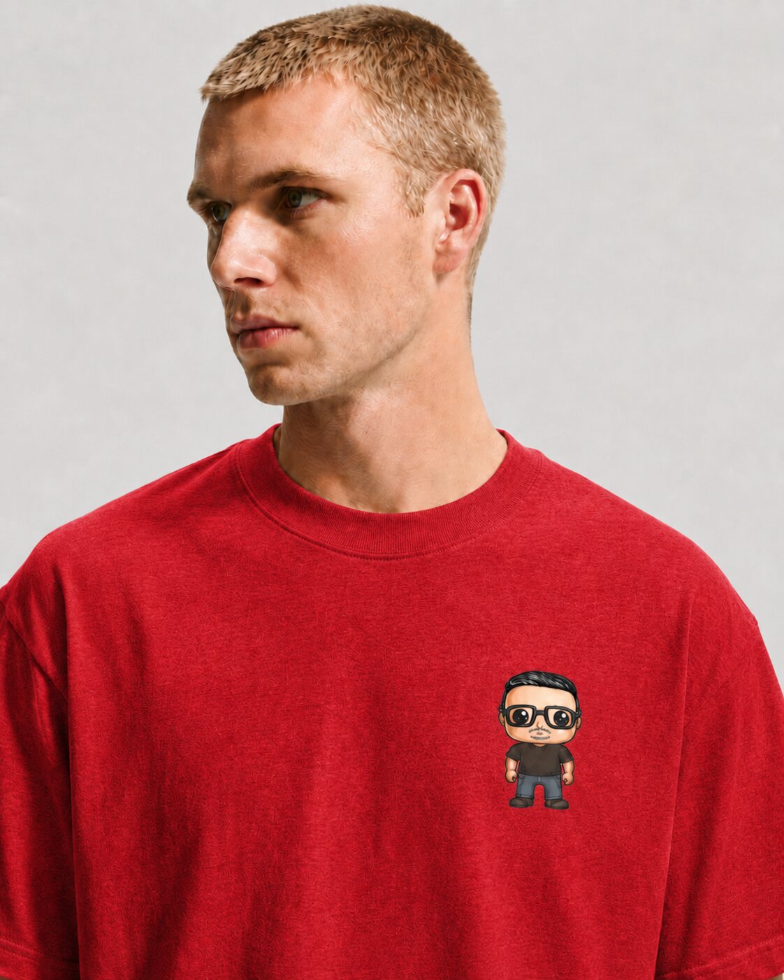 Dany Skill Signature T-Shirt – Red - Image 4